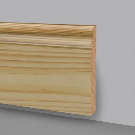 5 Aste da 2,4 m di Battiscopa in legno Grezzo Art. 6738GR
